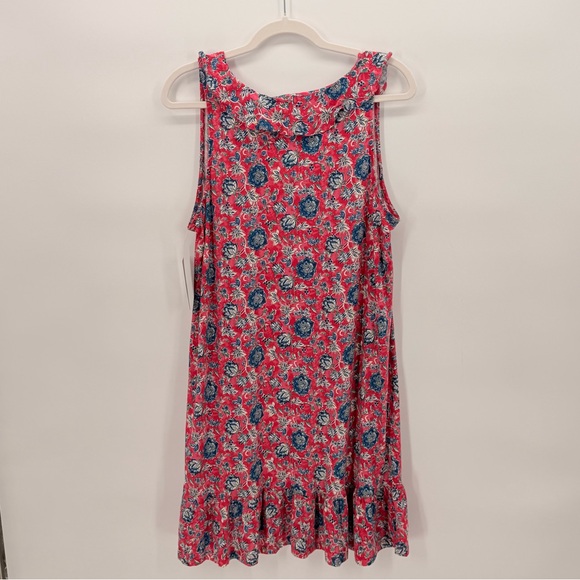 Lauren Ralph Lauren NWT Floral Nightgown Sleepwear Pink Blue Sleeveless Size M - Picture 3 of 8